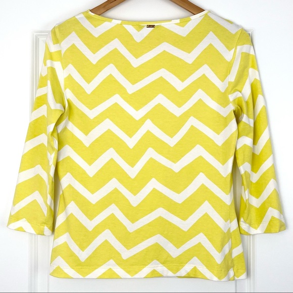 St. John Sport Chevron Print Top - Picture 2 of 12